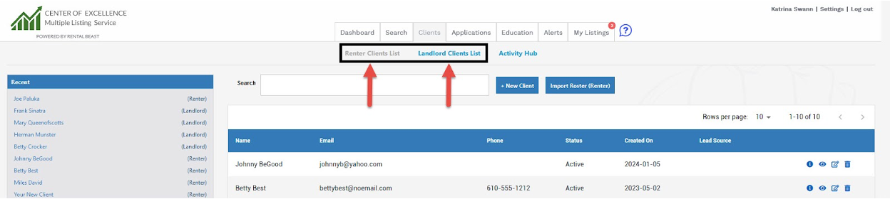 Selecting a Renter or Landlord on Client Tab.png